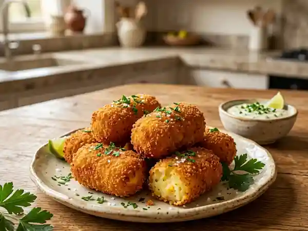 Croquettes de pommes de terre croustillantes et fondantes : recette facile et gourmande - Photo de présentation