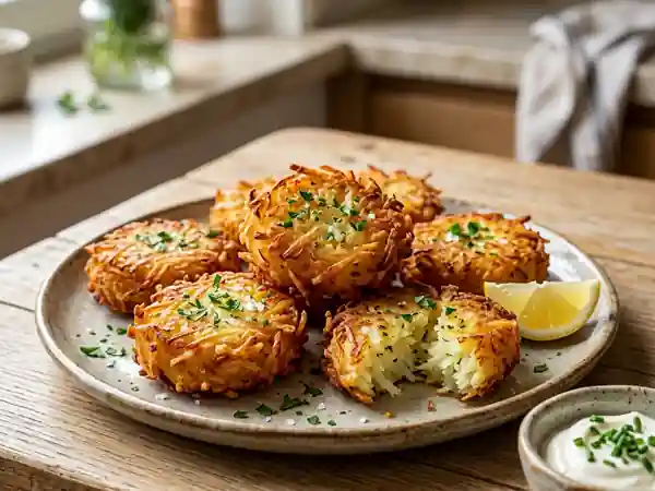 Croquettes de pommes de terre croustillantes - Photo de présentation