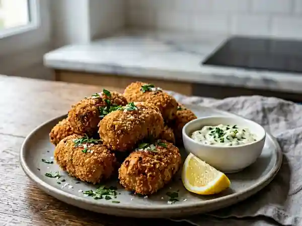 Croquettes de thon croustillantes - Photo de présentation