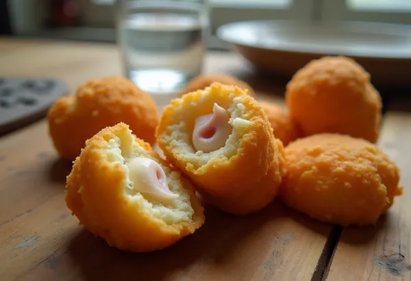 Croquettes jurassiennes croustillantes au fromage et jambon
