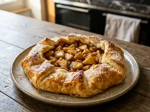 Croustade aux pommes fondante et croustillante - Photo de présentation