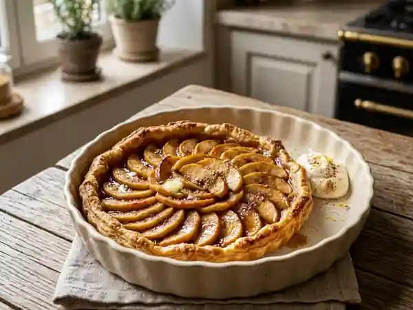 Croustade aux pommes craquante et cannelle - Photo de présentation