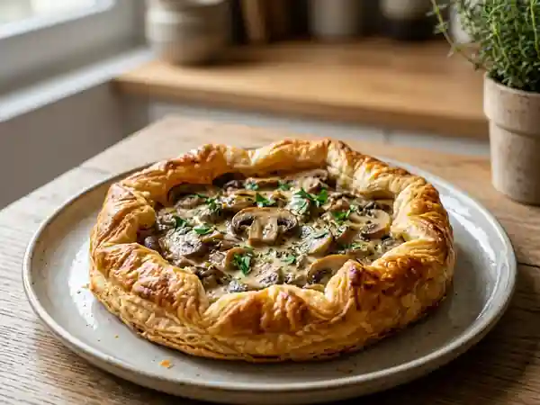 Croustade de champignons savoureuse et croustillante - Photo de présentation