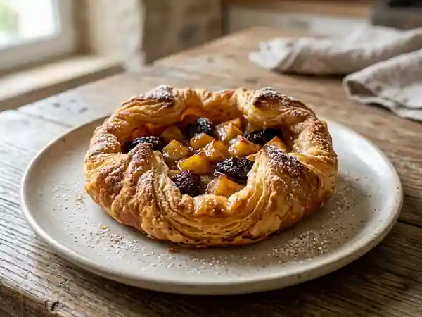 Croustade gasconne pommes, pruneaux et armagnac - Photo de présentation