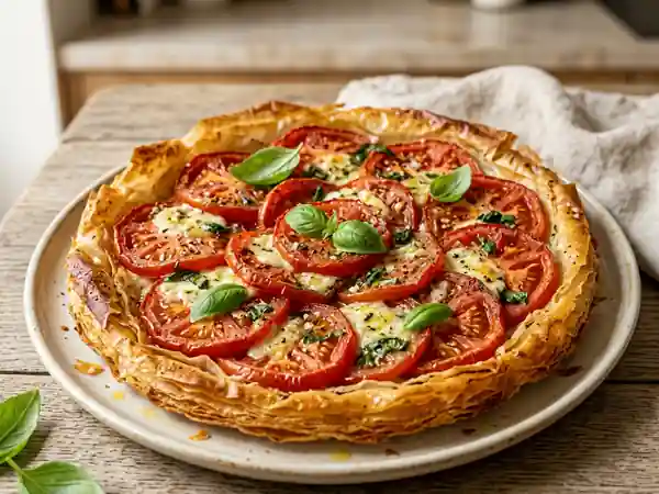 Croustillant de brick chèvre et tomate - Photo de présentation