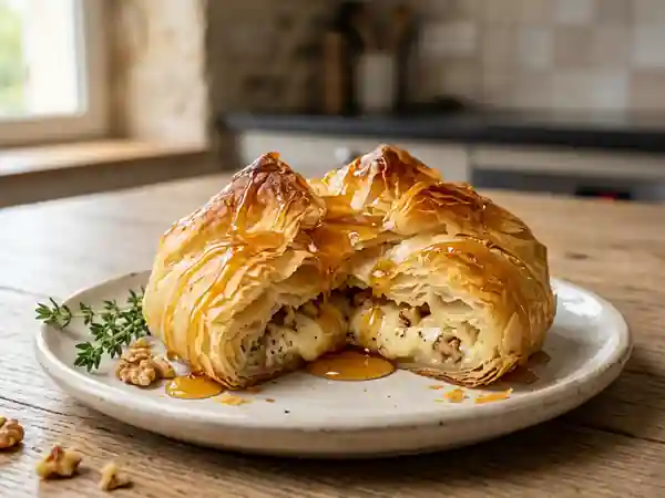 Croustillant chèvre miel et noix craquantes - Photo de présentation