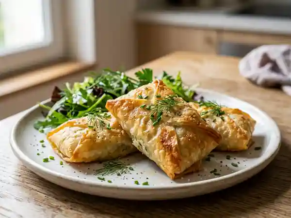 Croustillants de crabe aux herbes fraîches : recette gourmande et facile - Photo de présentation