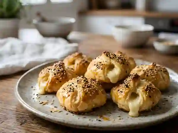 Croustillants fondants au camembert et miel - Photo de présentation