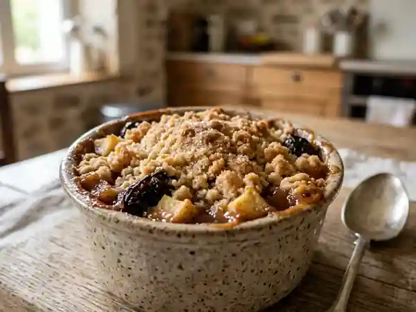 Crumble Pommes Pruneaux Croustillant - Photo de présentation