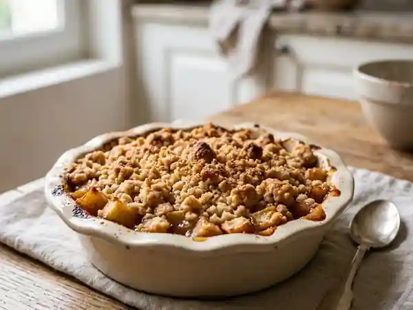 Crumble aux Pommes Gourmand pour Enfant - Photo de présentation