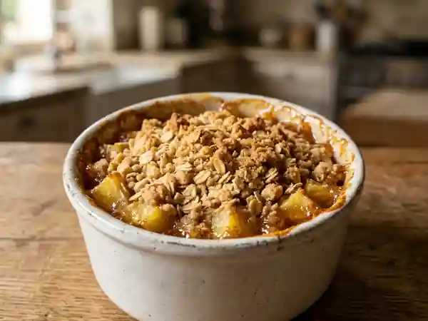 Crumble Ananas et Avoine au Croustillant Doré - Photo de présentation