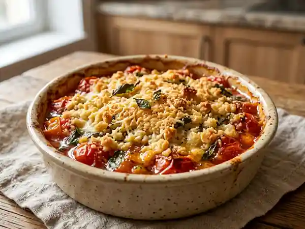 Crumble de tomates facile et gourmand - Photo de présentation