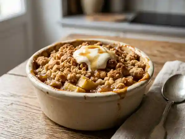 Crumble Pomme-Banane Croustillant - Photo de présentation