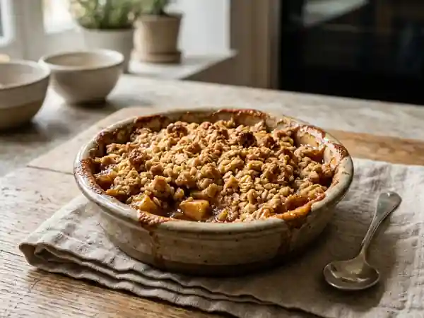 Crumble Pommes Épicé Crousti-Fondant - Photo de présentation