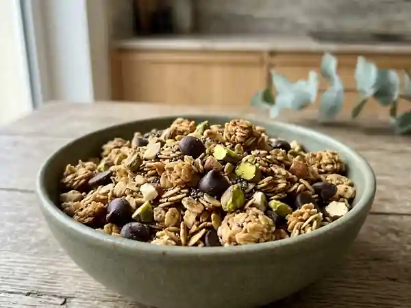 Granola Croustillant Pistache et Chocolat - Photo de présentation