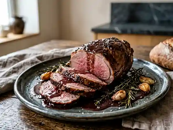 Cuisse de chevreuil fondante au romarin - Photo de présentation