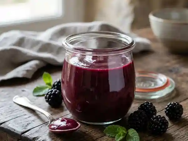 Curd de mûres sauvage et velouté - Photo de présentation