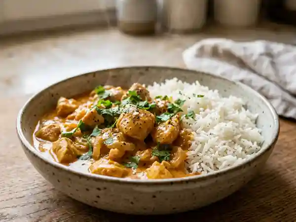 Curry Crémeux et Rapide pour Une Personne - Photo de présentation