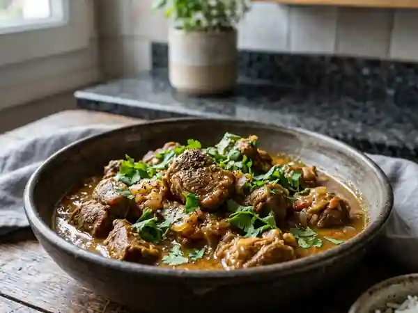Curry d'agneau facile et savoureux pour une personne - Photo de présentation