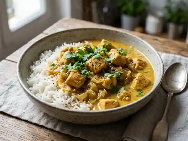 Curry de Poulet Crémeux au Lait de Coco - Photo de présentation