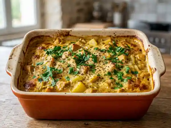 Terrine fondante de poulet au curry coco - Photo de présentation