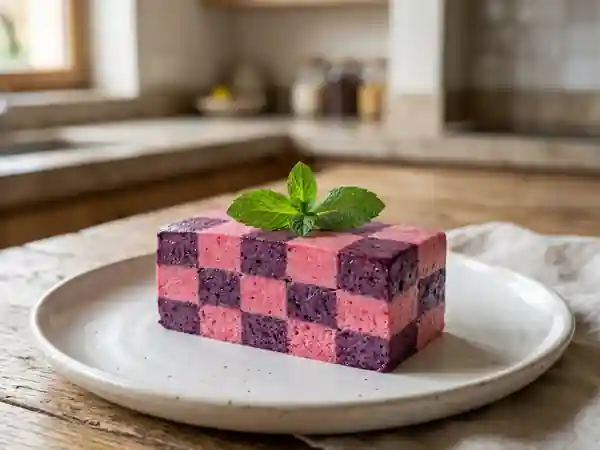 Damier Frais Gourmand : Dessert Frais et Coloré - Photo de présentation