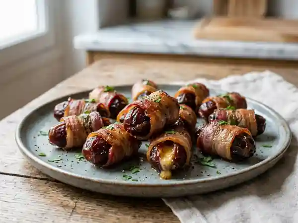 Dattes au Bacon Croustillantes et Cœur Fondant - Photo de présentation