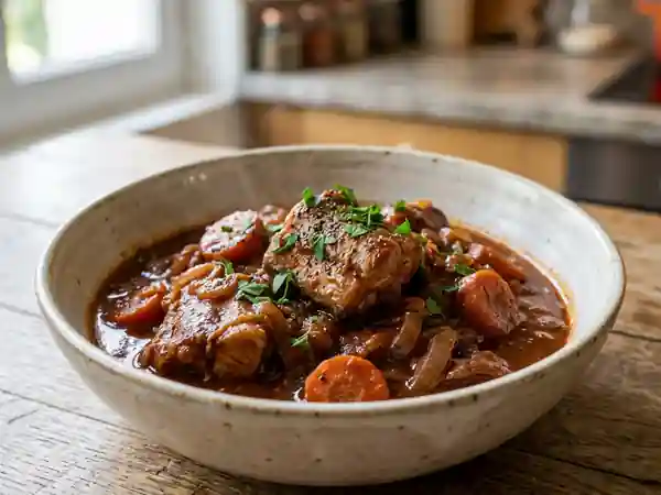 Daube de Congre Fondante au Vin Rouge - Photo de présentation