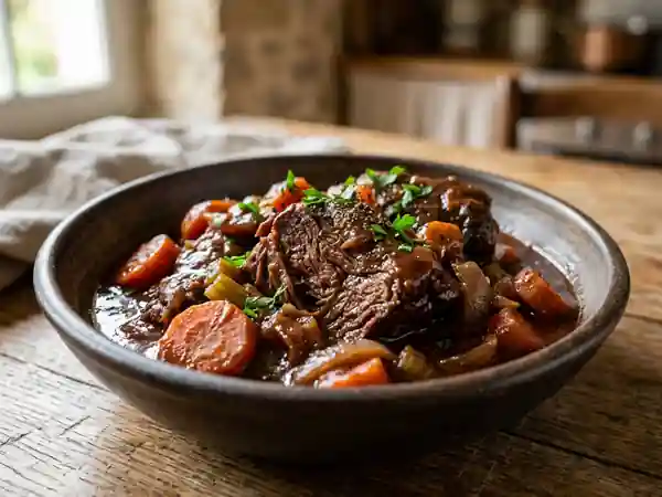 Daube de Jarret de Bœuf Fondante à la Provençale - Photo de présentation