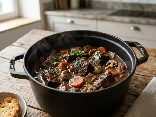 Daube de Taureau Fondante au Vin Rouge - Photo de présentation