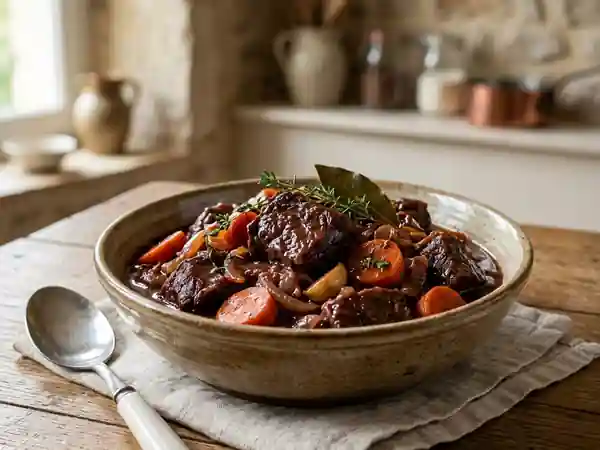 Daube de la Saint-André fondante au vin rouge - Photo de présentation