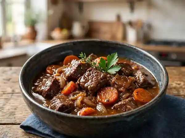 Daube provençale traditionnelle : recette mijotée savoureuse - Photo de présentation