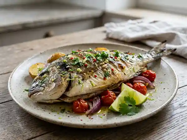 Daurade d'Outre-Mer grillée aux saveurs exotiques - Photo de présentation