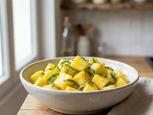 Ananas Juteux au Basilic et Citron Vert - Photo de présentation