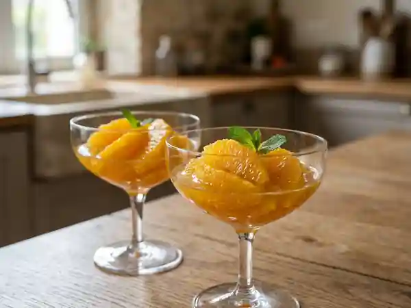 Délice de Coupes d'Oranges Fraîches au Grand Marnier - Photo de présentation