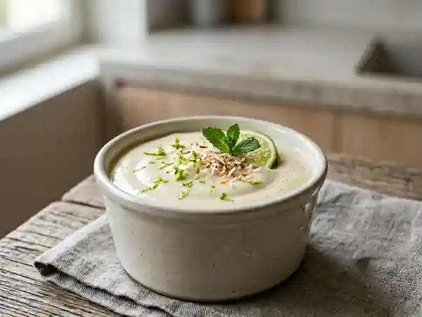 Velours de corossol acidulé au citron vert - Photo de présentation