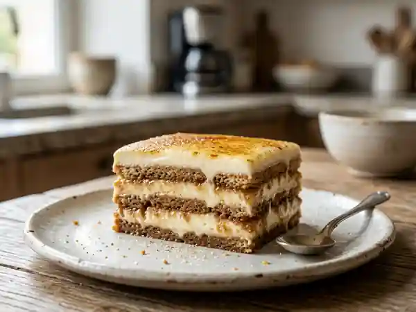 Délice de Pavé aux Petits Beurres et Café - Photo de présentation