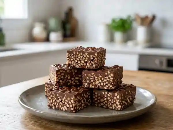 Riz soufflé chocolaté au craquant irrésistible - Photo de présentation