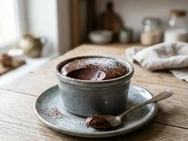 Délice fondant à la truffe et au rhum : gourmandise irrésistible - Photo de présentation