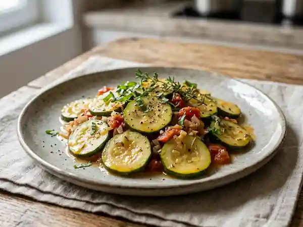 Courgettes fondantes à la provençale - Photo de présentation