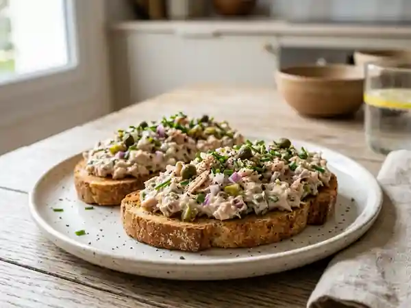 Délice gourmand au thon : recette facile et savoureuse - Photo de présentation