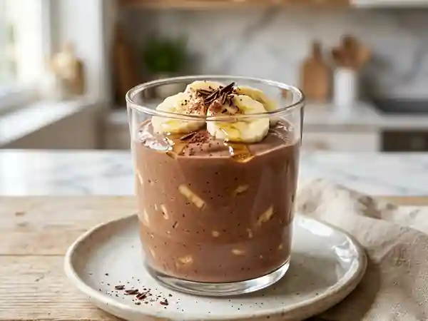 Crème onctueuse chocolat banane au miel - Photo de présentation