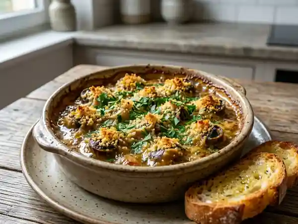 Délicieuse Cassolette d'Escargots au Vin d'Alsace - Photo de présentation