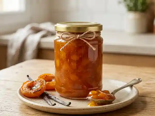 Confiture d'abricot fondante à la vanille - Photo de présentation