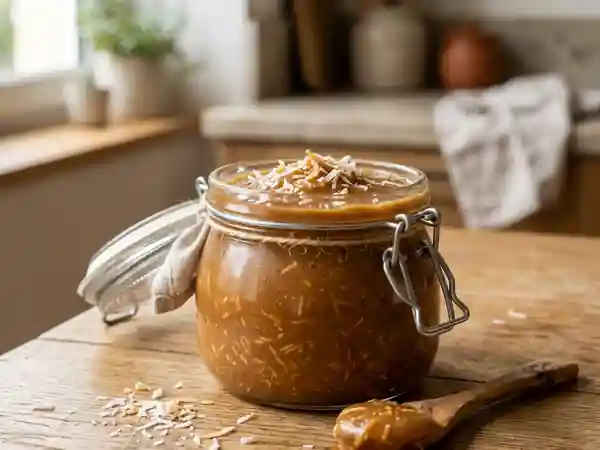 Dulce de leche coco crémeux et vanillé - Photo de présentation