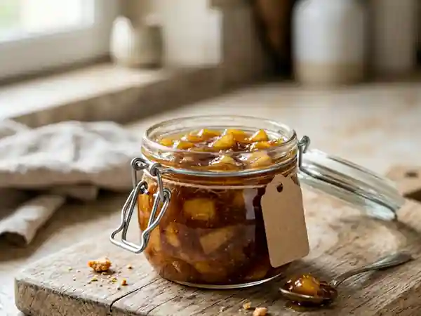 Délicieuse Confiture de Pommes au Caramel Maison - Photo de présentation