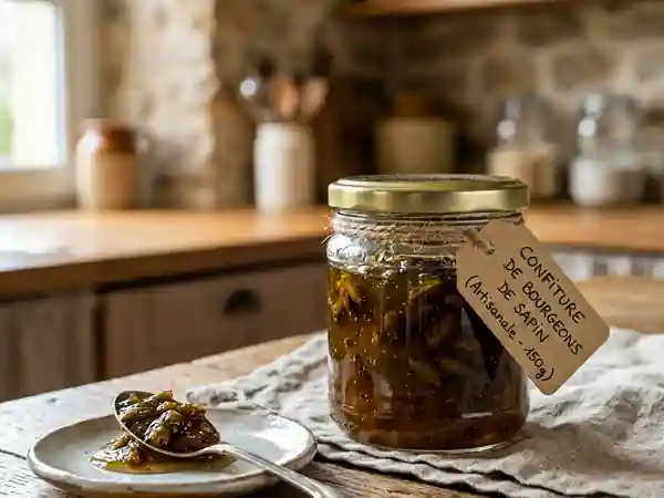 Gelée de bourgeons de sapin boisée - Photo de présentation