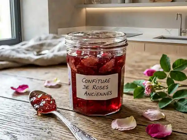 Confiture de roses anciennes fondante et parfumée - Photo de présentation
