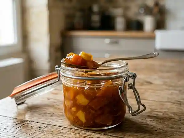 Confiture veloutée Potiron, Pomme et Vanille - Photo de présentation