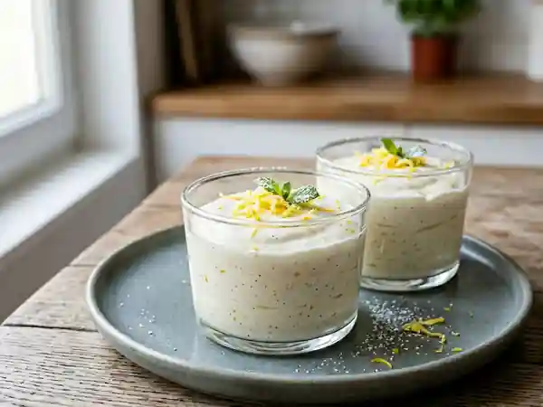 Délicieuse Crème aux Petits Suisses : Dessert Frais et Onctueux - Photo de présentation